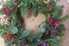 lille dørkrans til jul